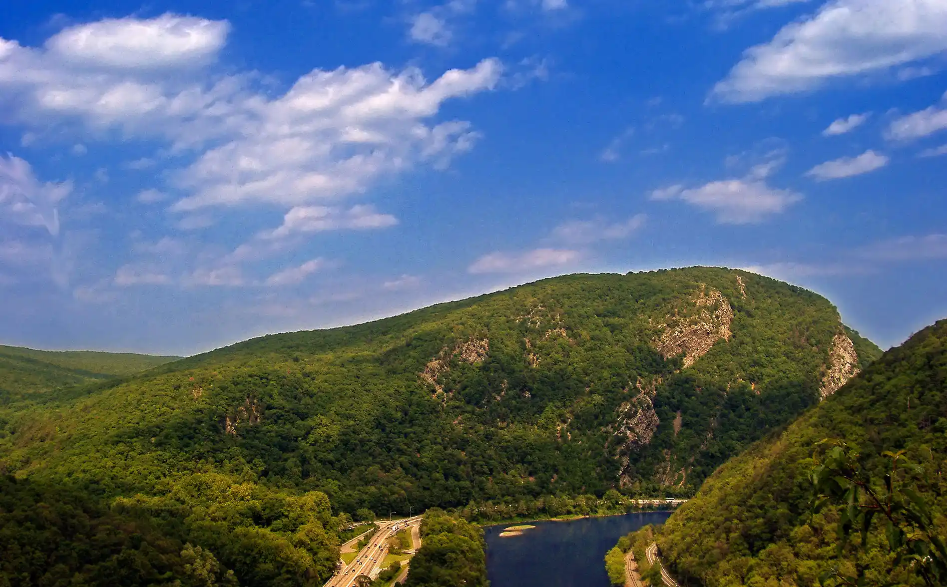 Delaware Water Gap National Recreation Area near the Poconos